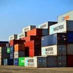 Docker Cargo Container Lot