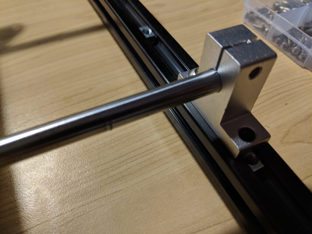Y Axis Linear Rod Mount Point